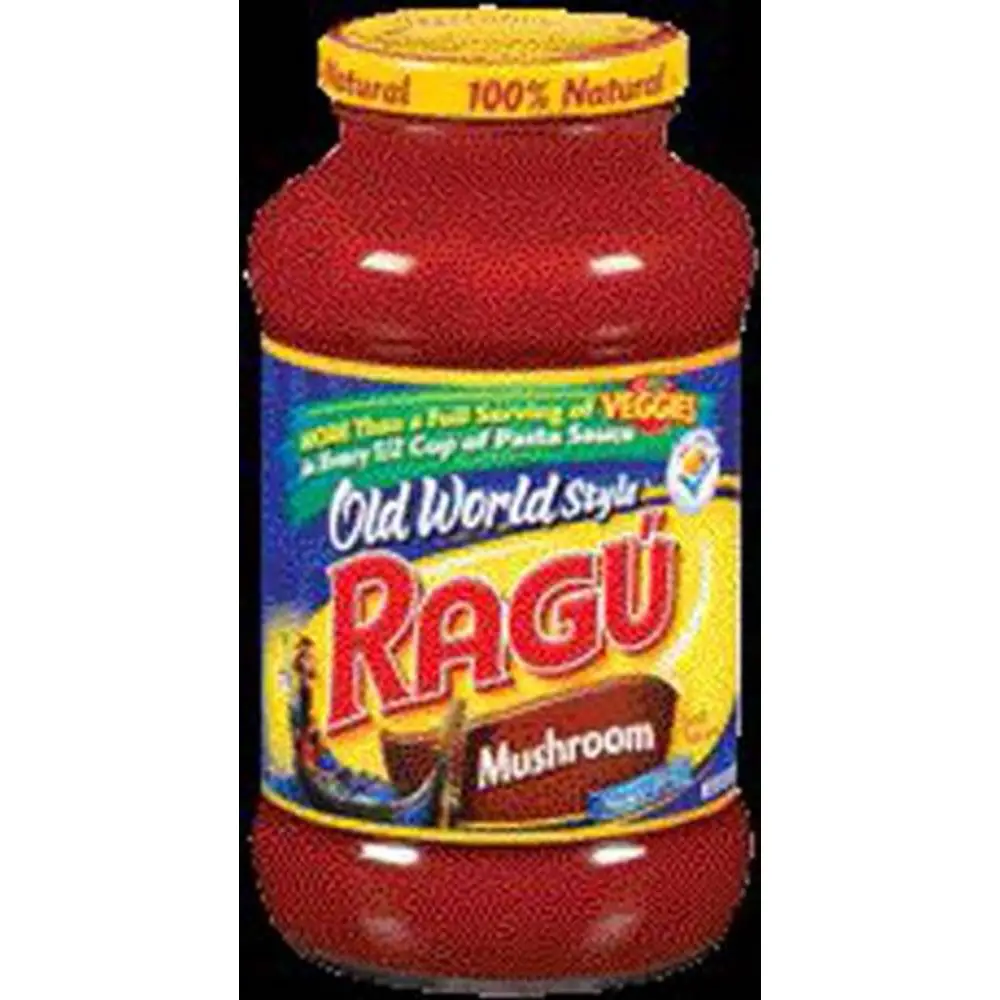12 PACKS : Ragu Old World Style Mushroom Spaghetti Sauce, 26 Ounce ...