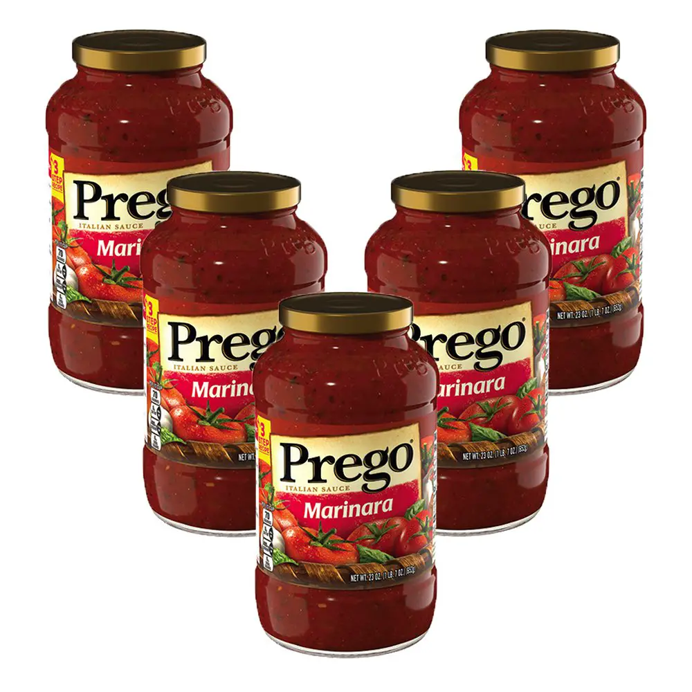 (5 Pack) Prego Marinara Italian Sauce, 23 oz.
