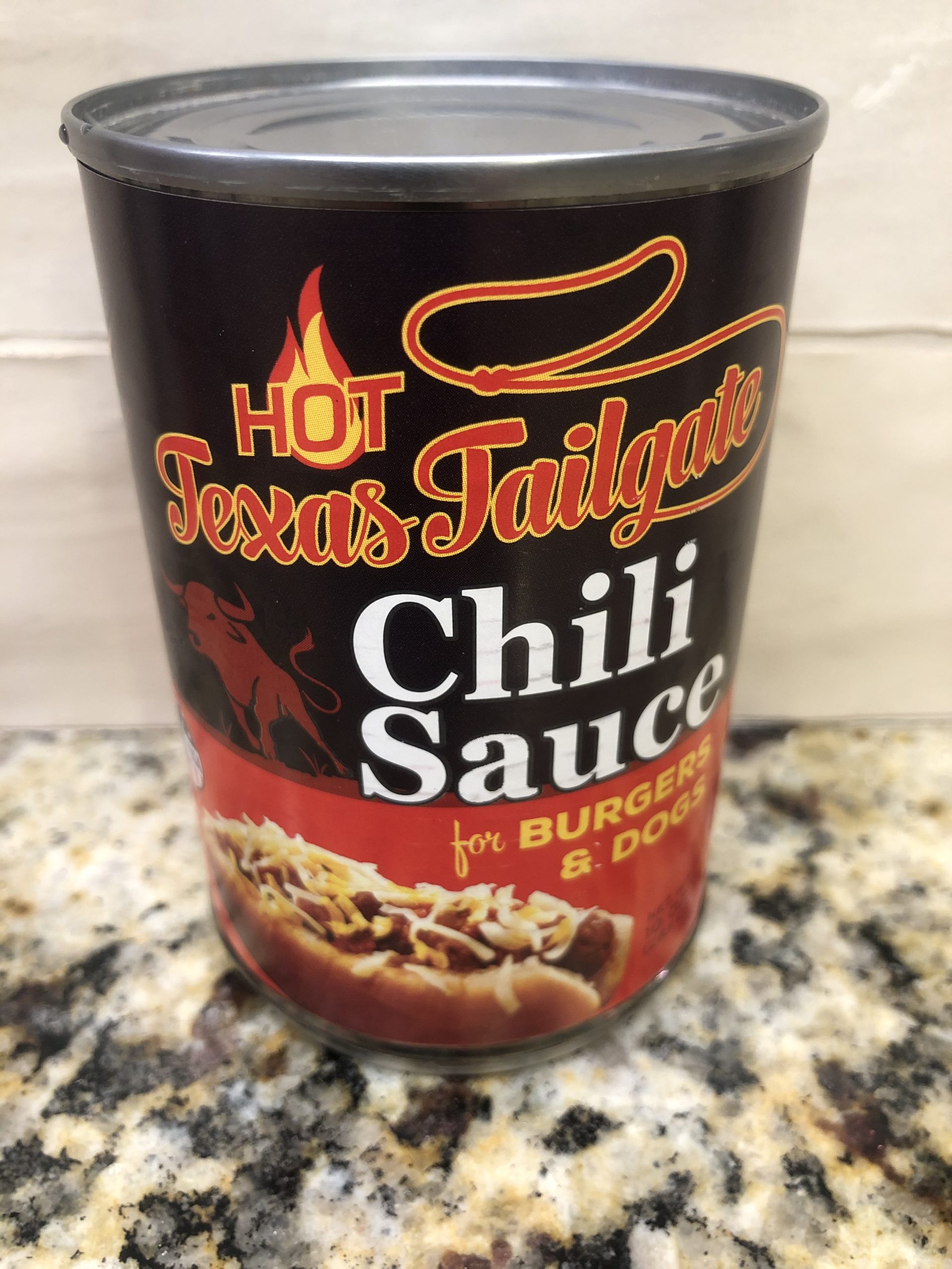 6 CANS Hot Texas Tailgate Chili Sauce Hot Dog Hamburger ...