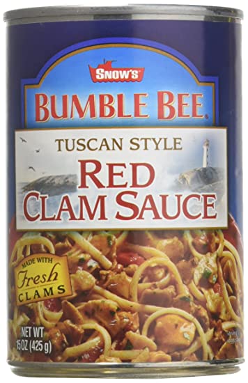 Amazon.com : Bumble Bee Tuscan Style Red Clam Sauce 15 oz ...
