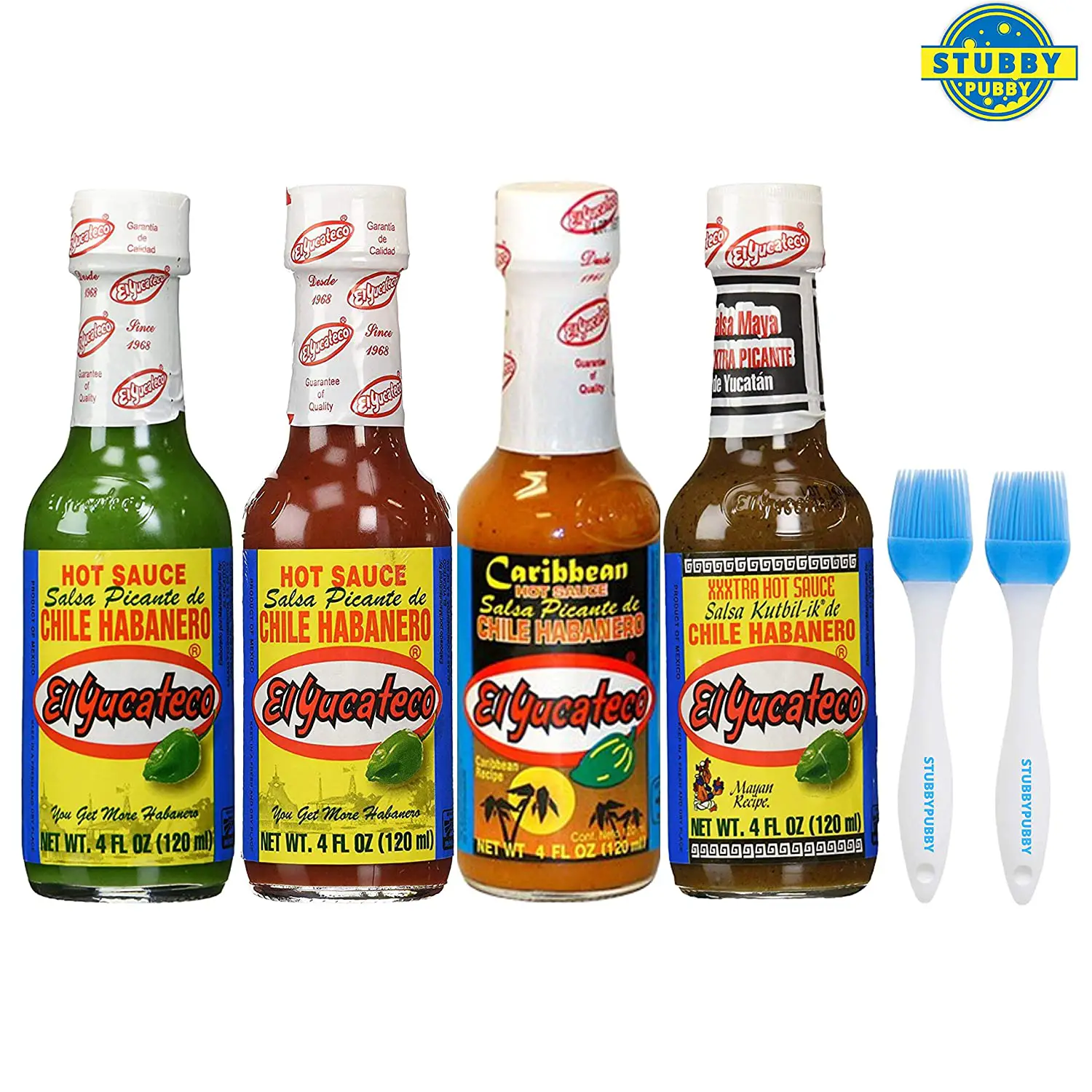 Amazon.com : El Yucateco Hot Sauce Variety Pack Habanero Hot Sauce Gift ...