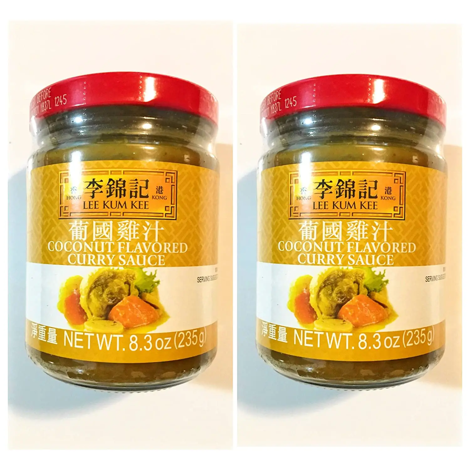 Amazon.com : Lee Kum Kee Coconut Flavored Curry Sauce 8.3 ...