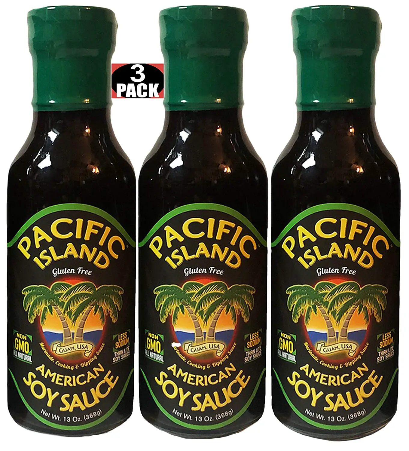 Amazon.com : Pacific Island Soy Sauce, American, Fat
