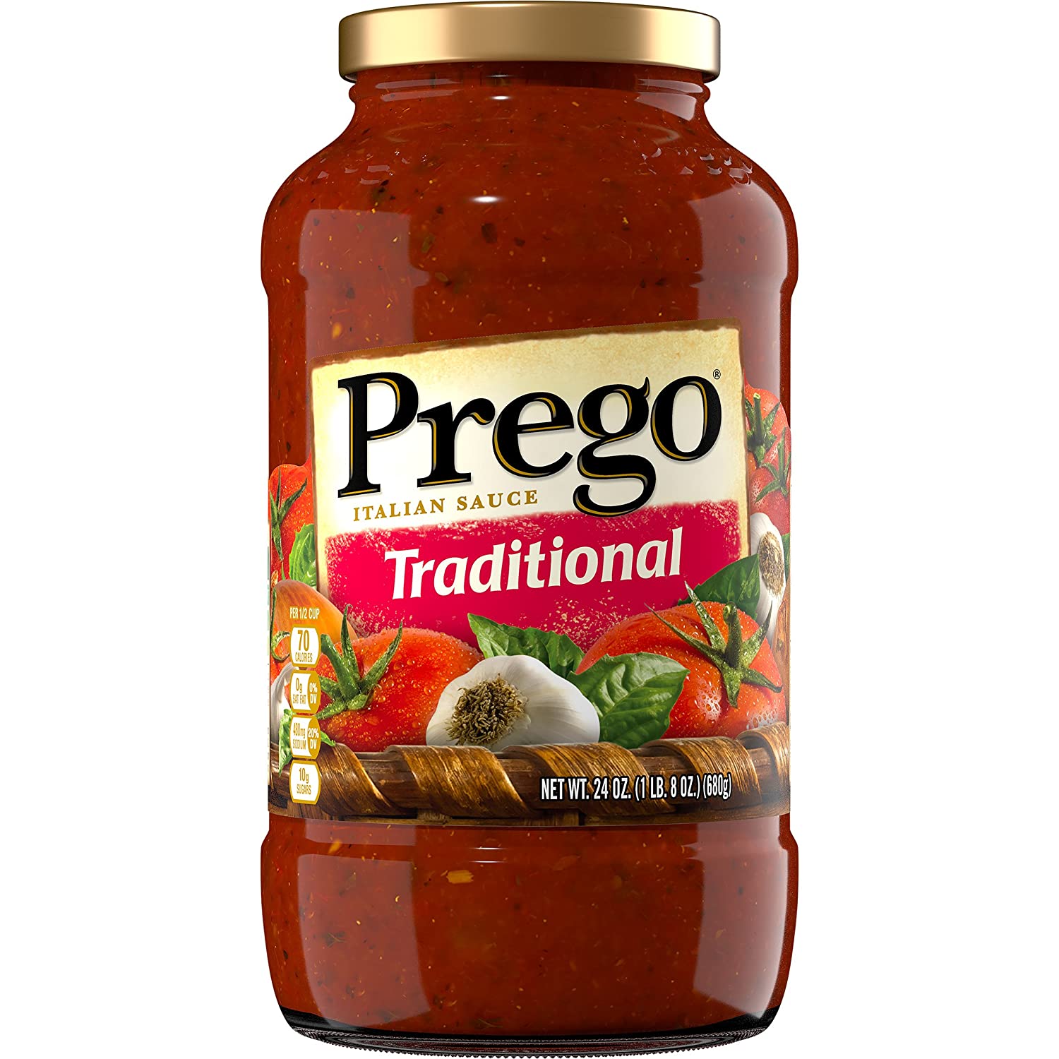 Amazon.com : Prego Pasta Sauce, Traditional, 24 oz : Grocery &  Gourmet Food