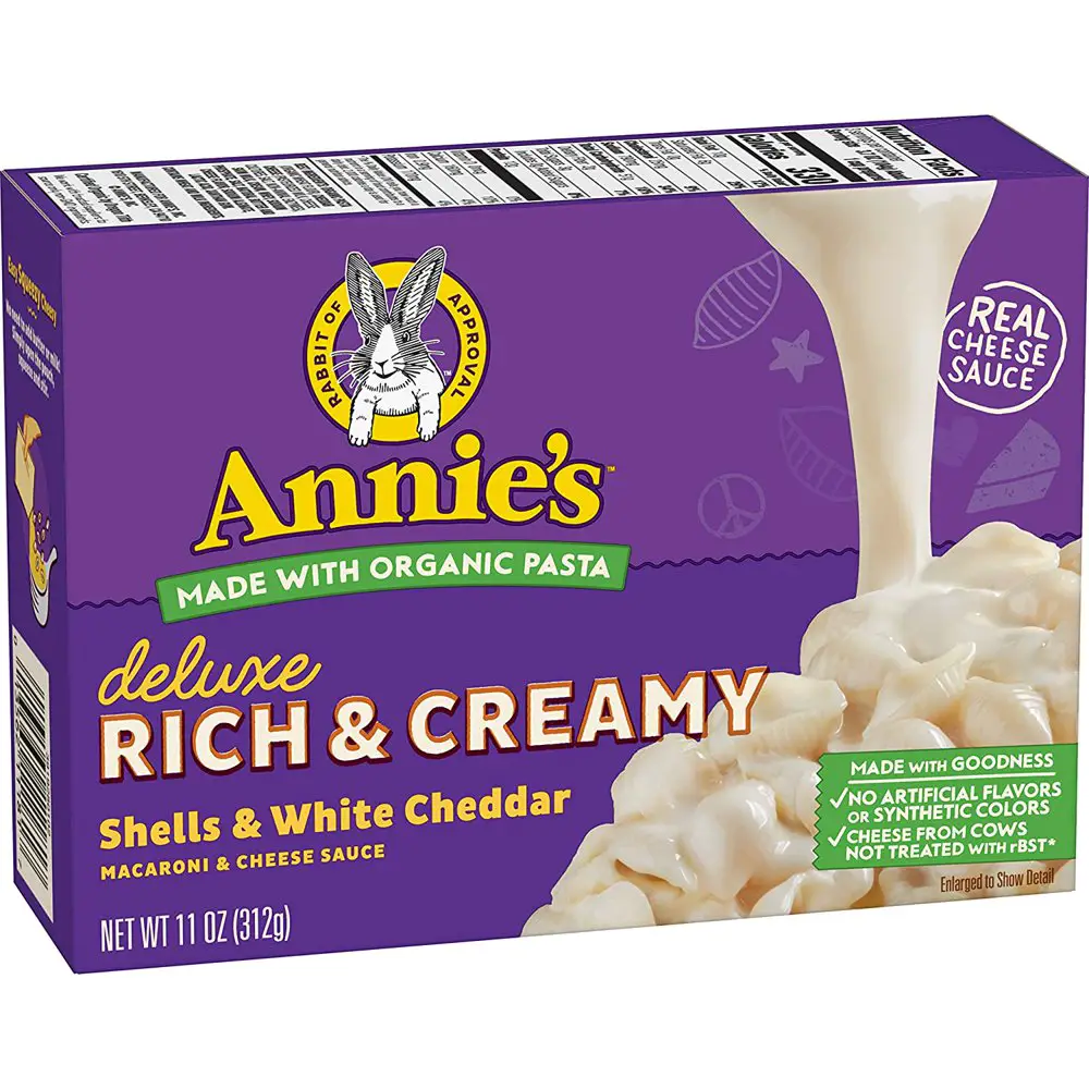 Annies Deluxe Rich &  Creamy Shells &  White Cheddar Macaroni &  Cheese ...