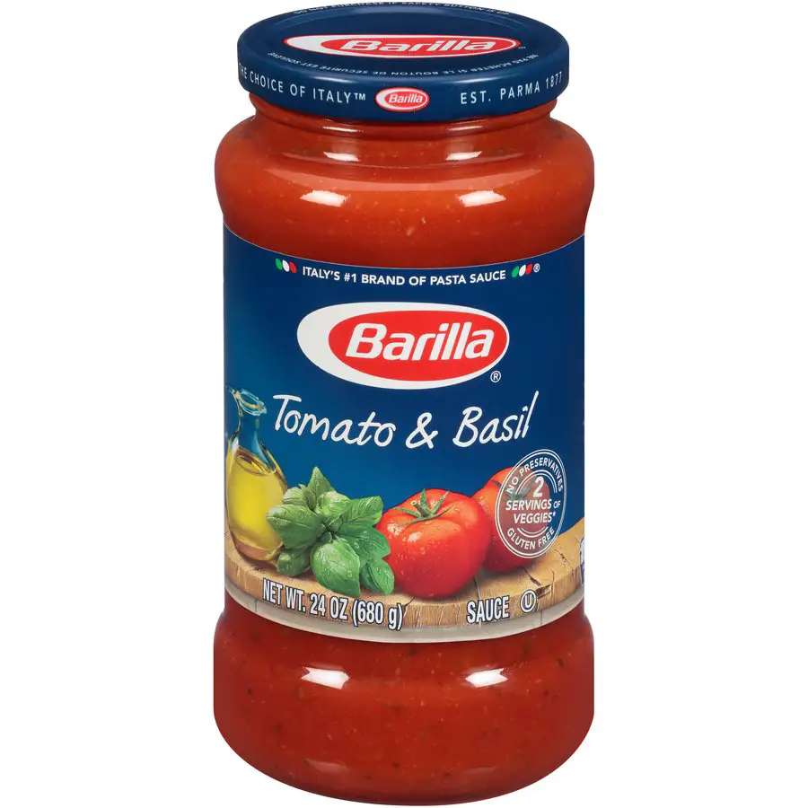 Barilla Tomato &  Basil Sauce 24 Ounce (Pack of 2)