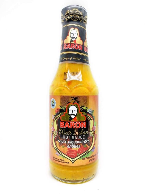 Baron West Indian Mustard Hot Sauce 14oz