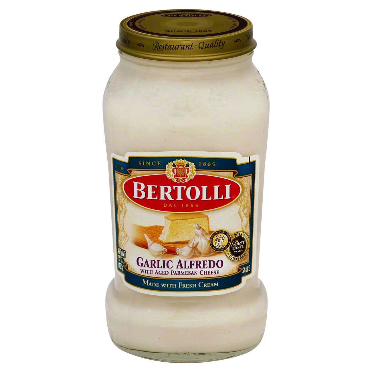 Bertolli Garlic Alfredo Sauce with Aged Parmesan Cheese ...