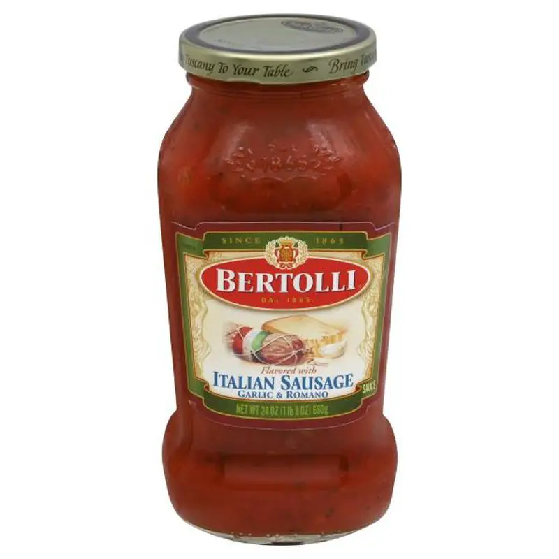 Bertolli Italian Sausage Garlic &  Romano Sauce (24 oz)