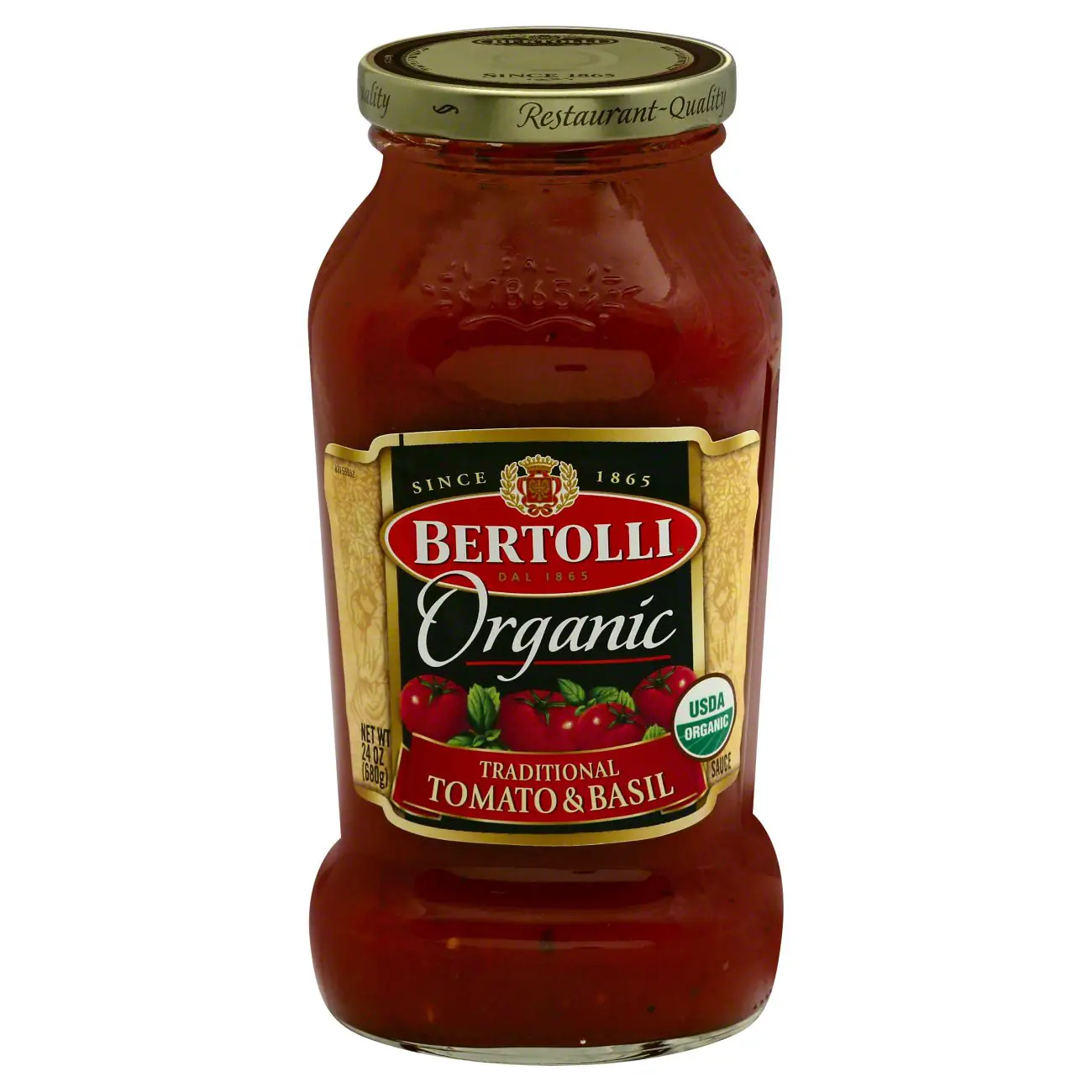 Bertolli Organic Traditional Tomato &  Basil Pasta Sauce ...