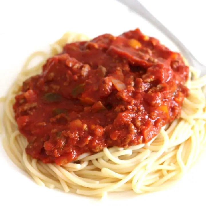Best Spaghetti Meat Sauce Recipe  Nina Kneads to Bake