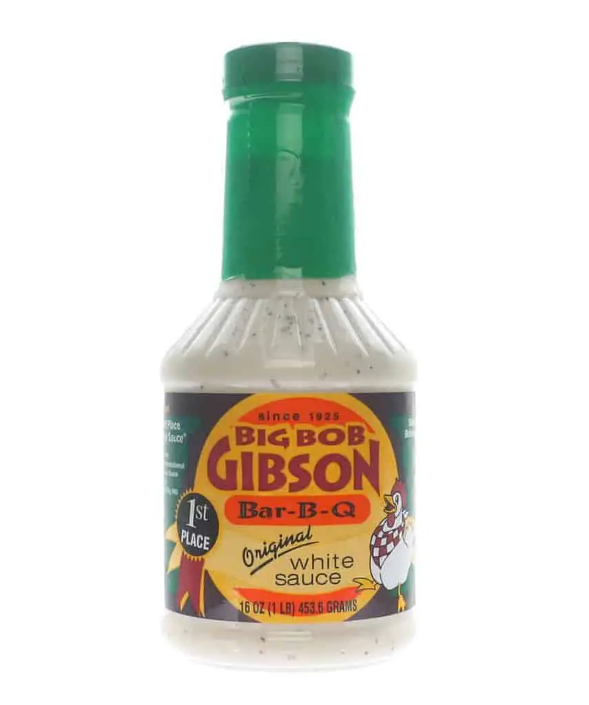 Big Bob Gibson Original White Sauce  453g (16 oz)  BBQ ...