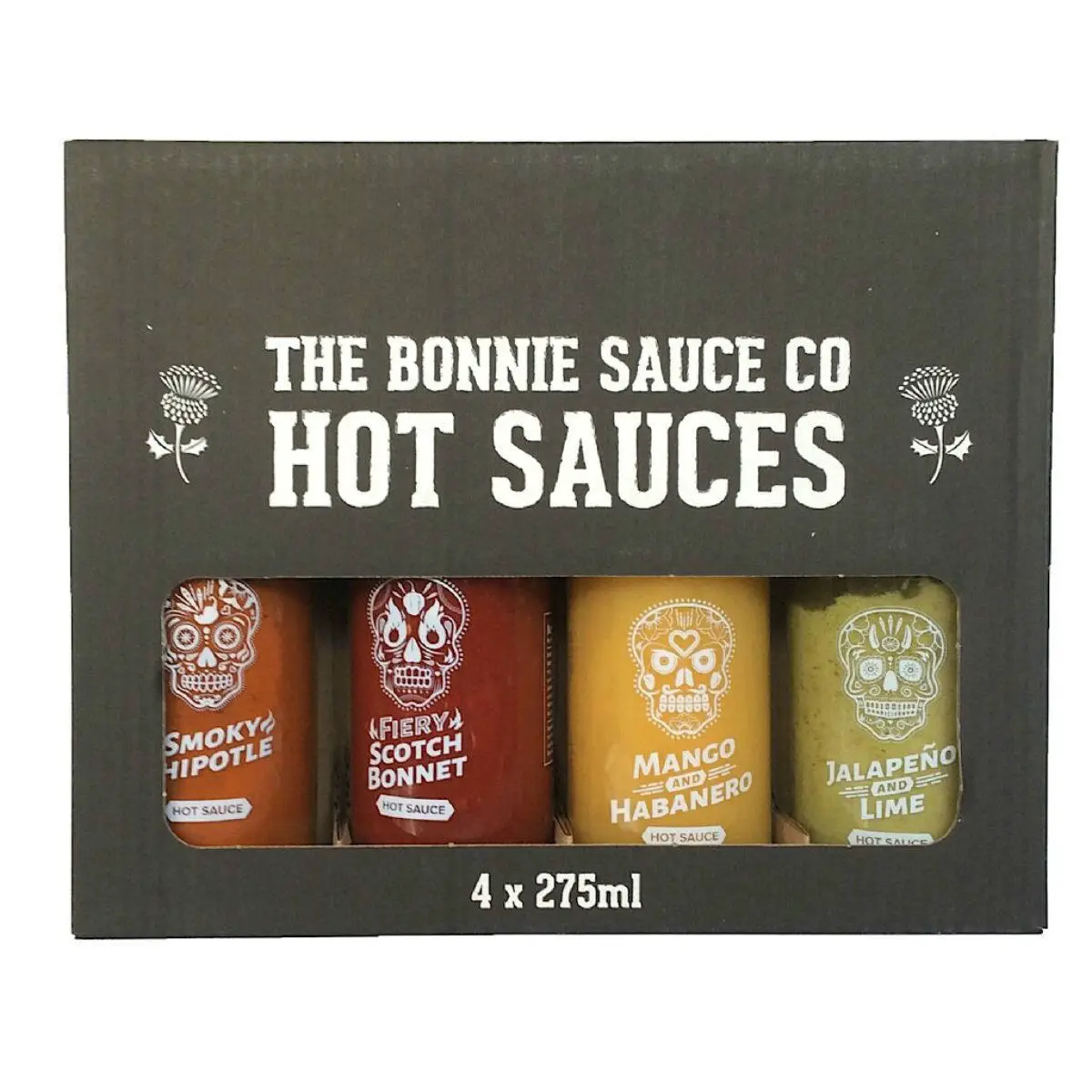 Bonnie Sauce Company Gift Pack selection of 275ml Bottles