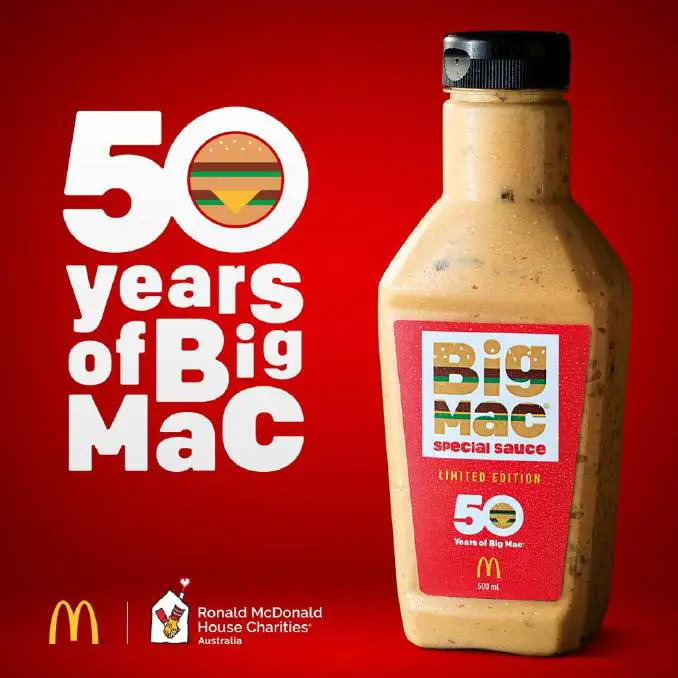 Bottled Big Mac Sauce available from June 6