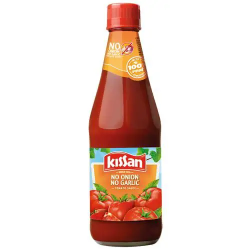 Buy Kissan Sauce No Onion No Garlic 500 Gm Bottle Online At Best Price ...