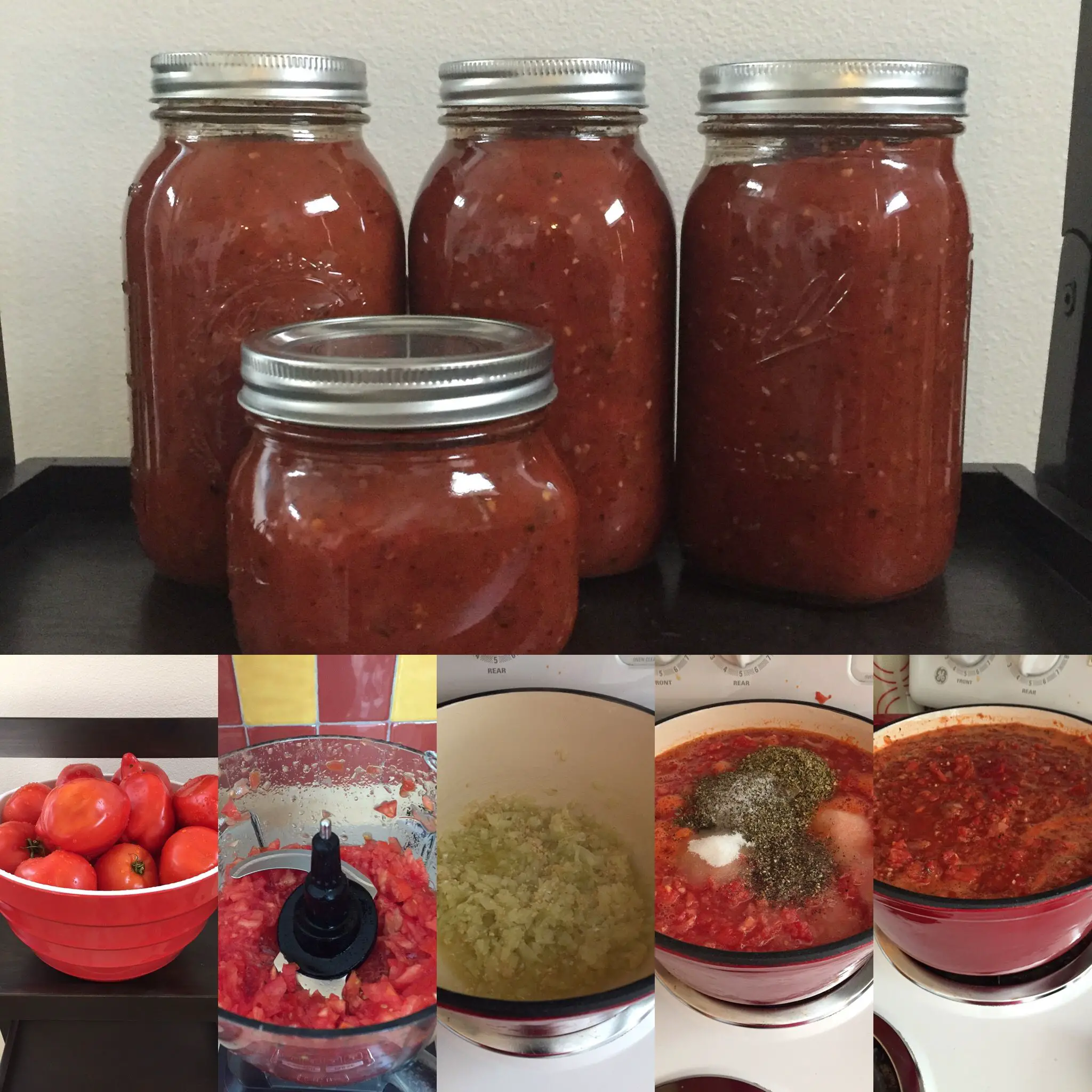 Canned Spaghetti Sauce How to make canned spaghetti sauce using garden ...