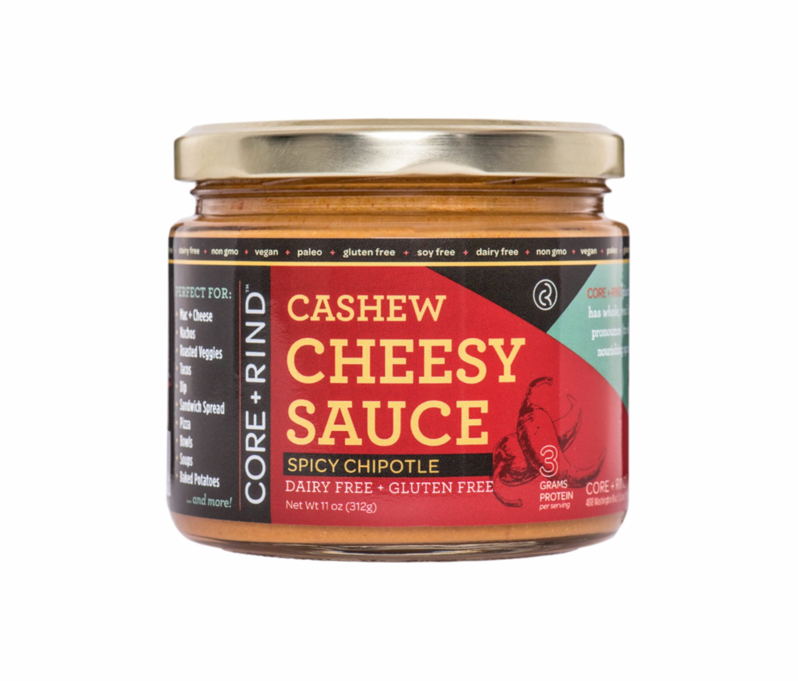 Cashew Cheesy Sauce (Spicy Chipotle) by Core + Rind