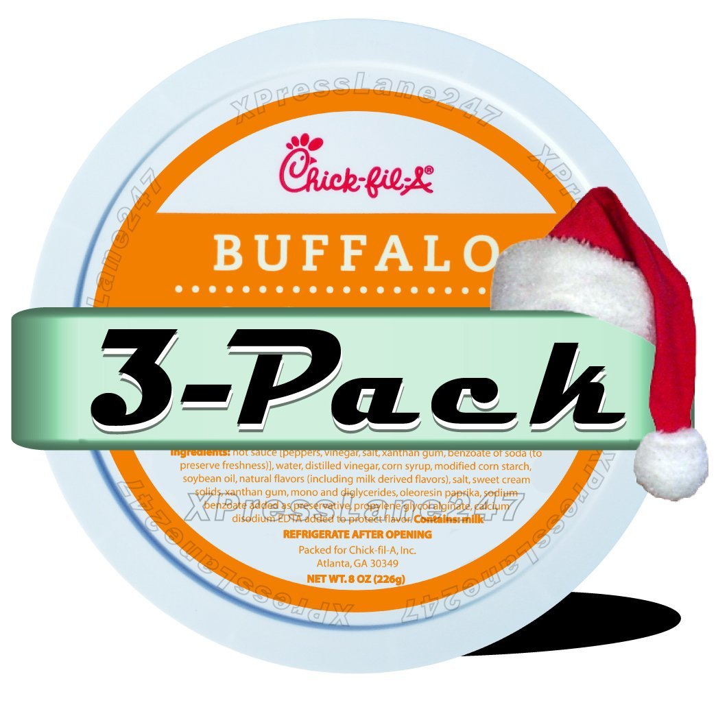 Chick Fil A Buffalo Sauce 8 oz Tub (3