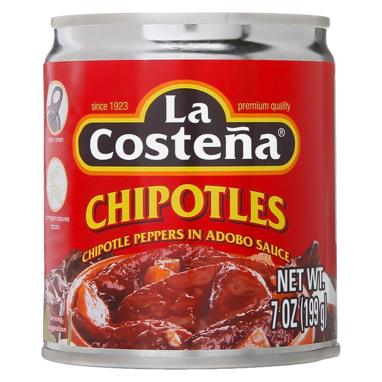 CHIPOTLE PEPPERS IN ADOBO SAUCE, 7 OZ  Continental Importers