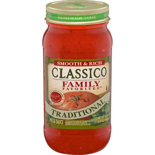 Classico Family Favorites Traditional Smooth &  Rich Pasta ...