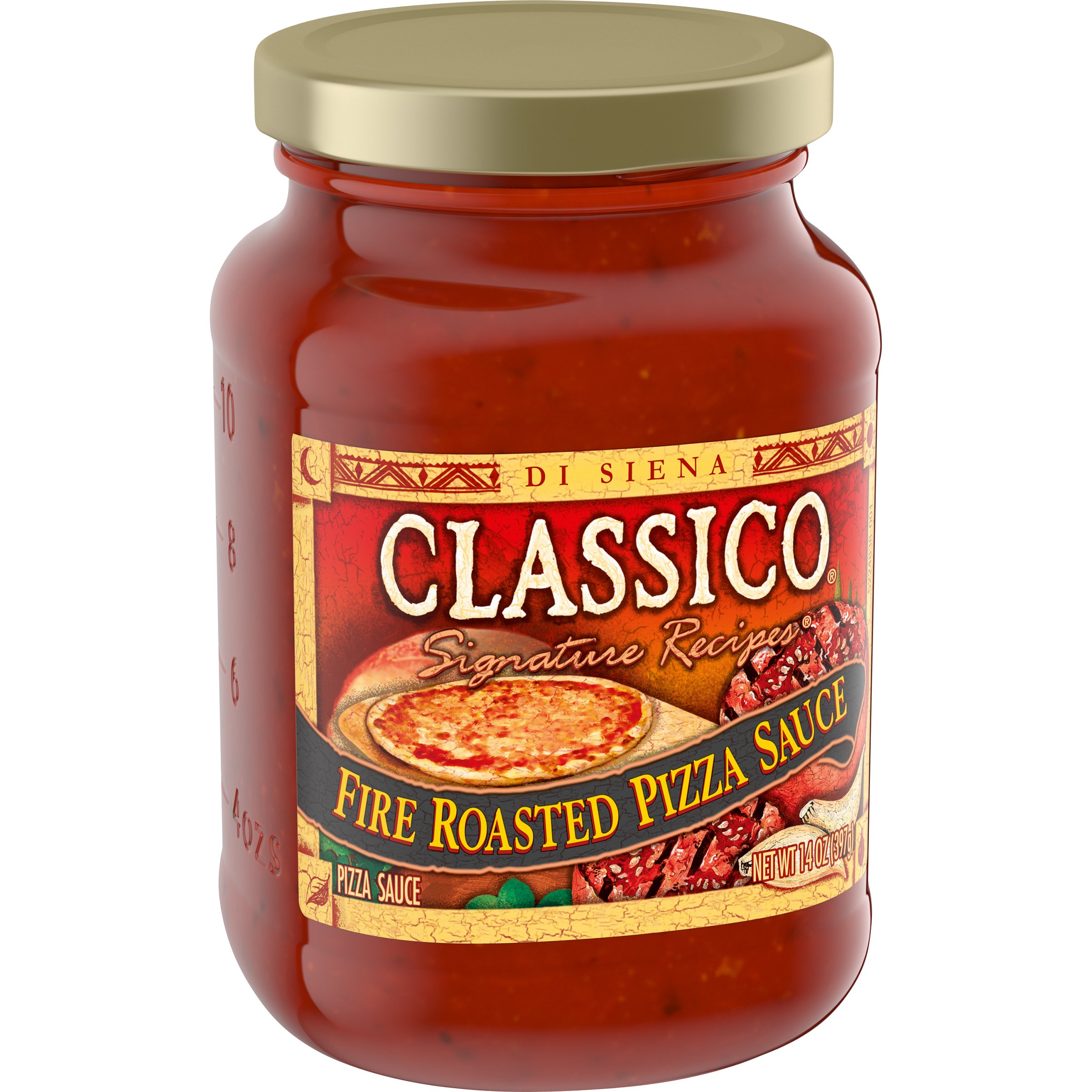Classico Fire Roasted Pizza Sauce, 14 oz Jar