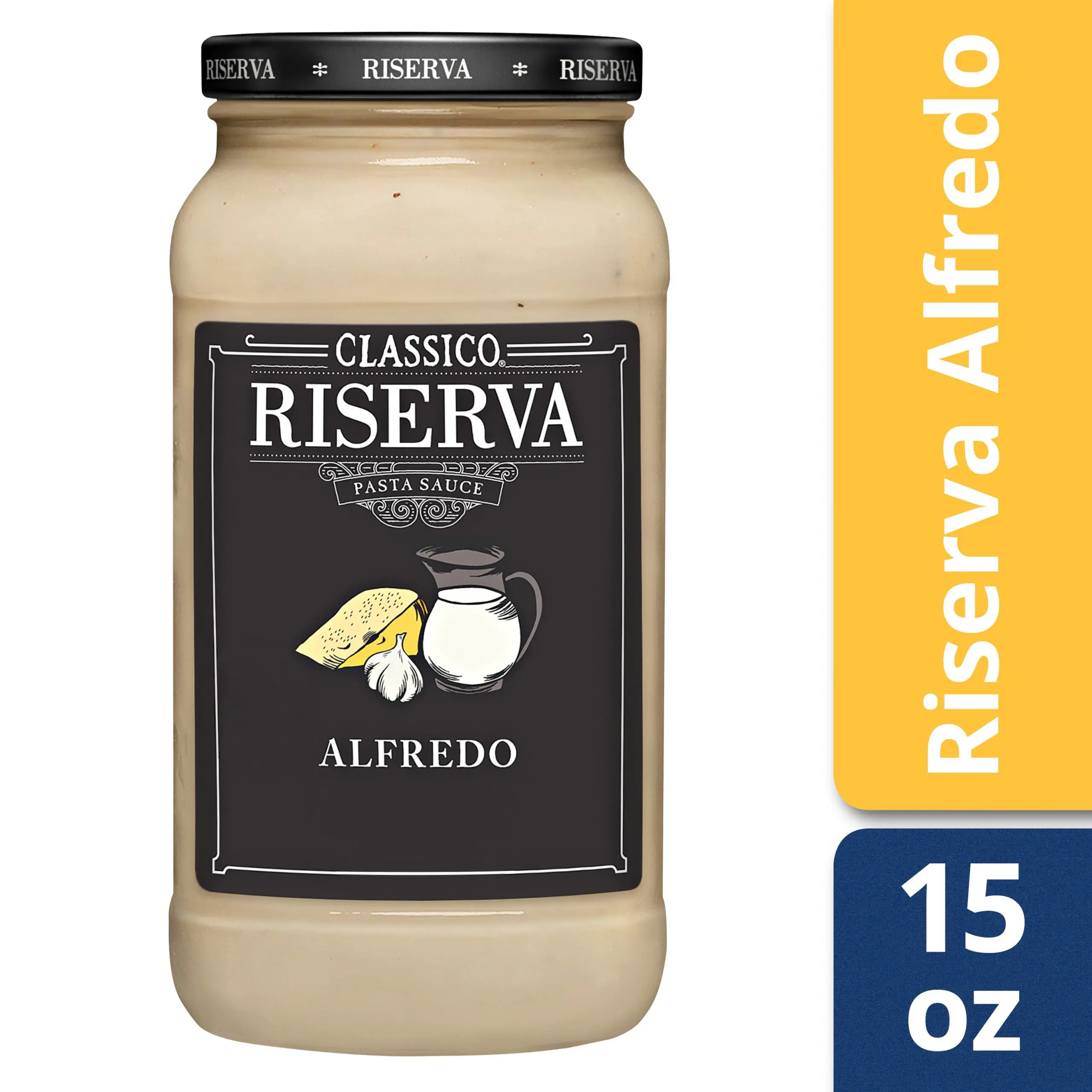 Classico Riserva Alfredo Pasta Sauce, 15 oz Jar