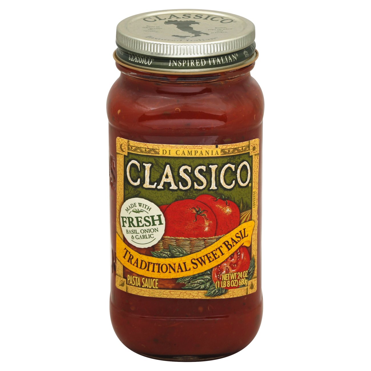 Classico Traditional Sweet Basil Pasta Sauce