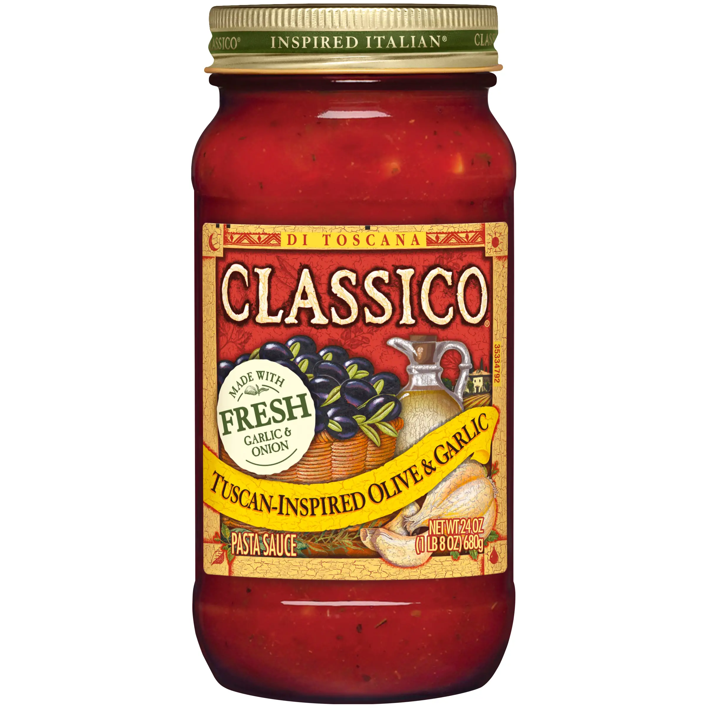 Classico Tuscan Olive and Garlic Pasta Sauce 24 oz Jar