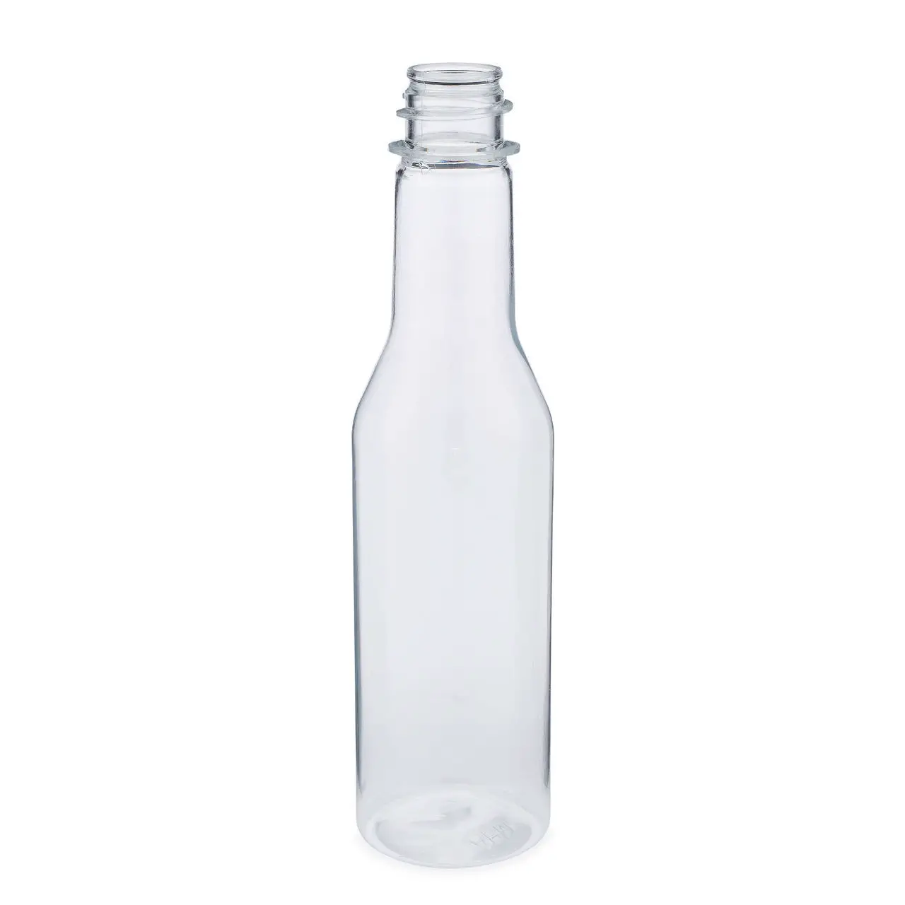 Clear PET Plastic Woozy Hot Sauce Bottles