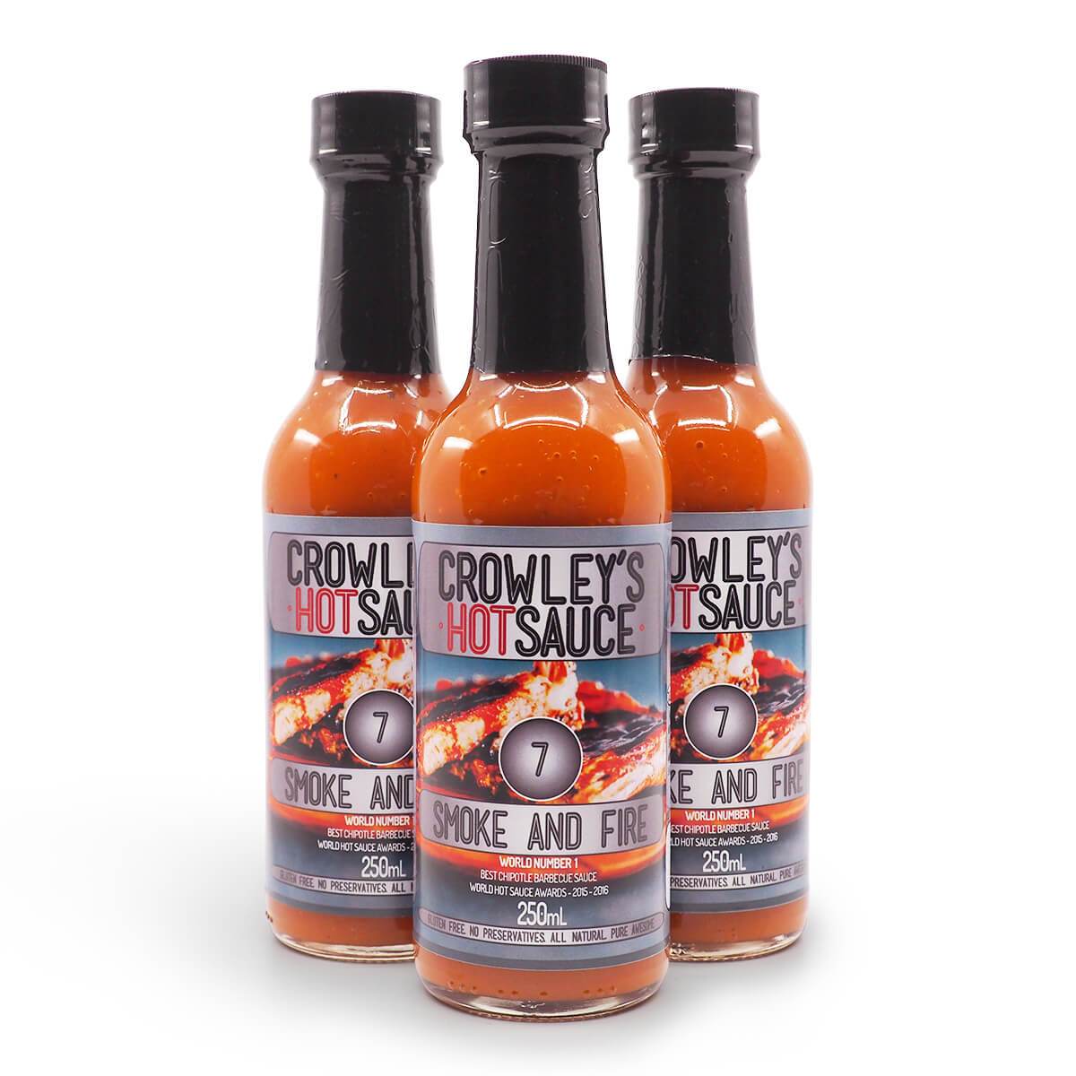 Crowleys Hot Sauce Smoke and Fire