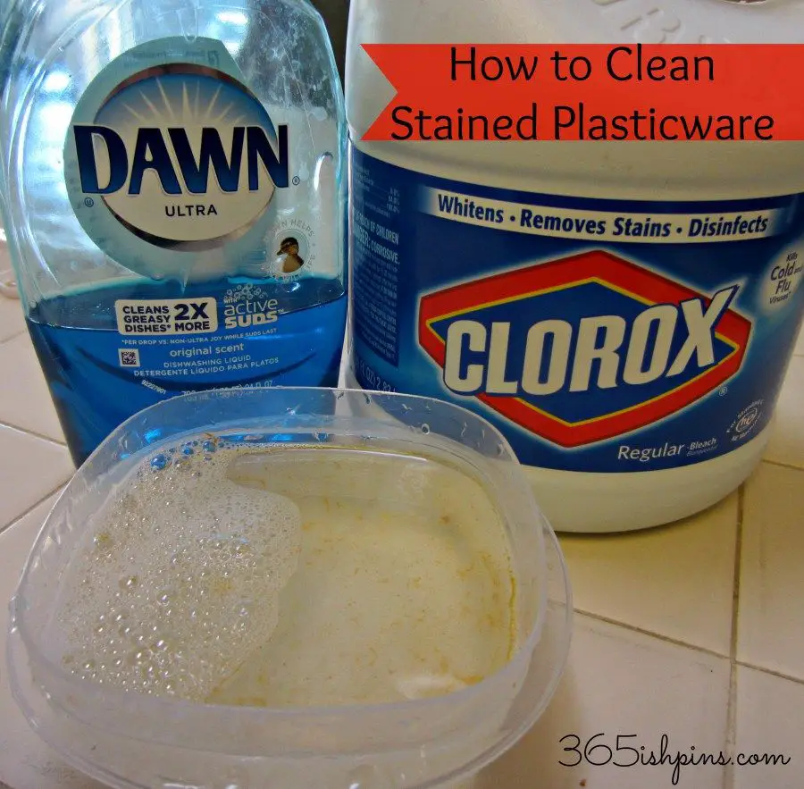 Day 341: How to Clean Stained Plasticware