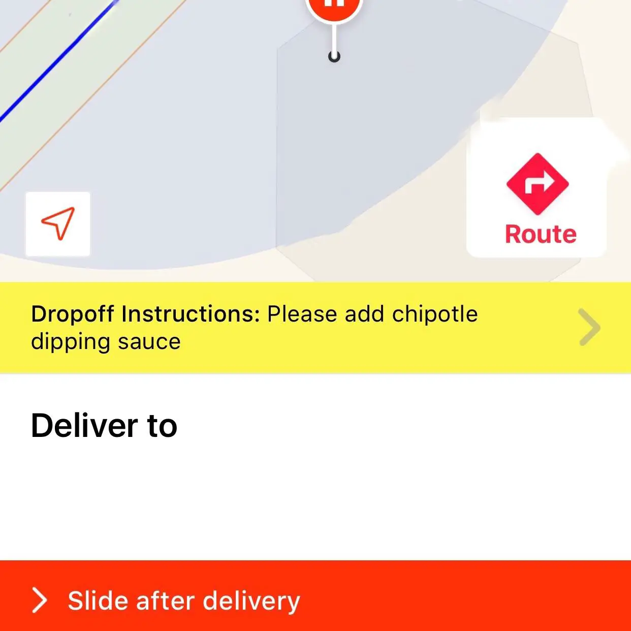 Delivery instructions: Please add chipotle dipping sauce : doordash