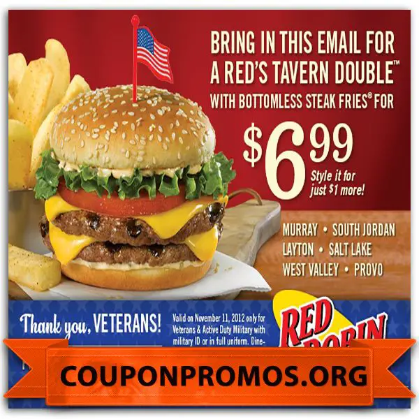  Does Red Robin Accept Military Discount