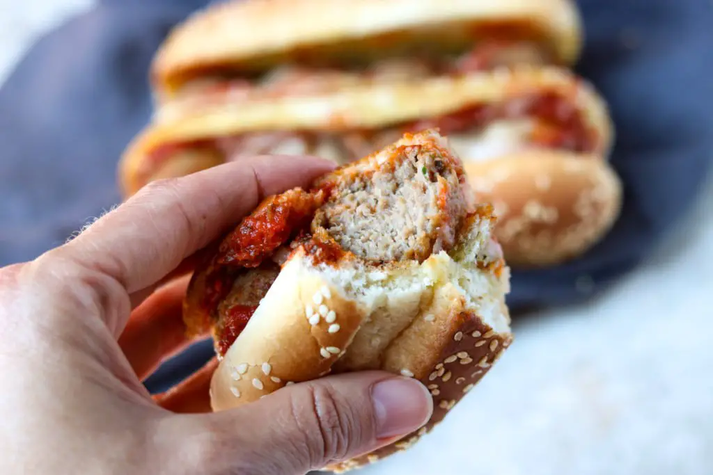 Easy Meatball Subs: Using store