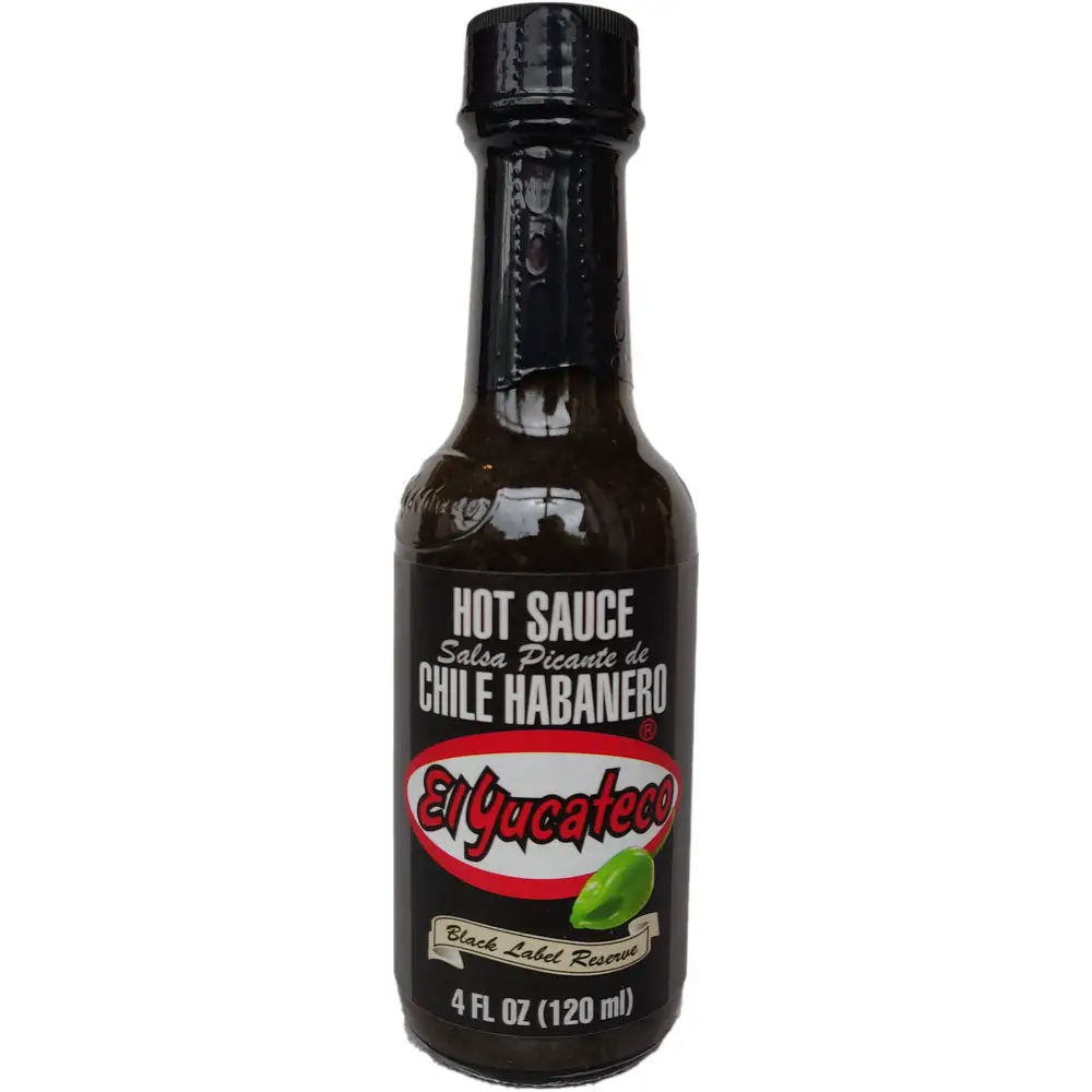 El Yucateco Habanero Black Label Reserve Hot Sauce (120ml)