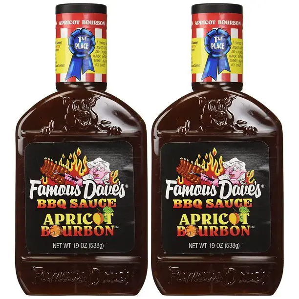 Famous Daves Apricot Bourbon BBQ Sauce (2 Pack) 1st Place ...