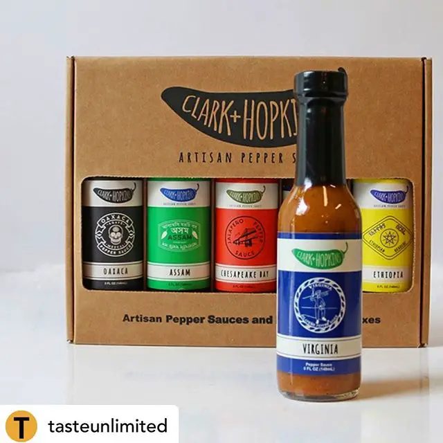 Flavors of The World Hot Sauce Gift Box by Clark + Hopkins