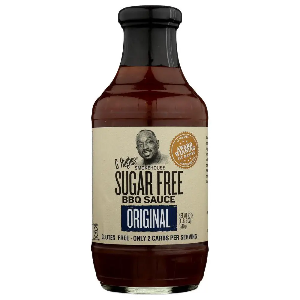 G Hughes Original Sugar Free BBQ Sauce 18 oz (Pack of 6 ...
