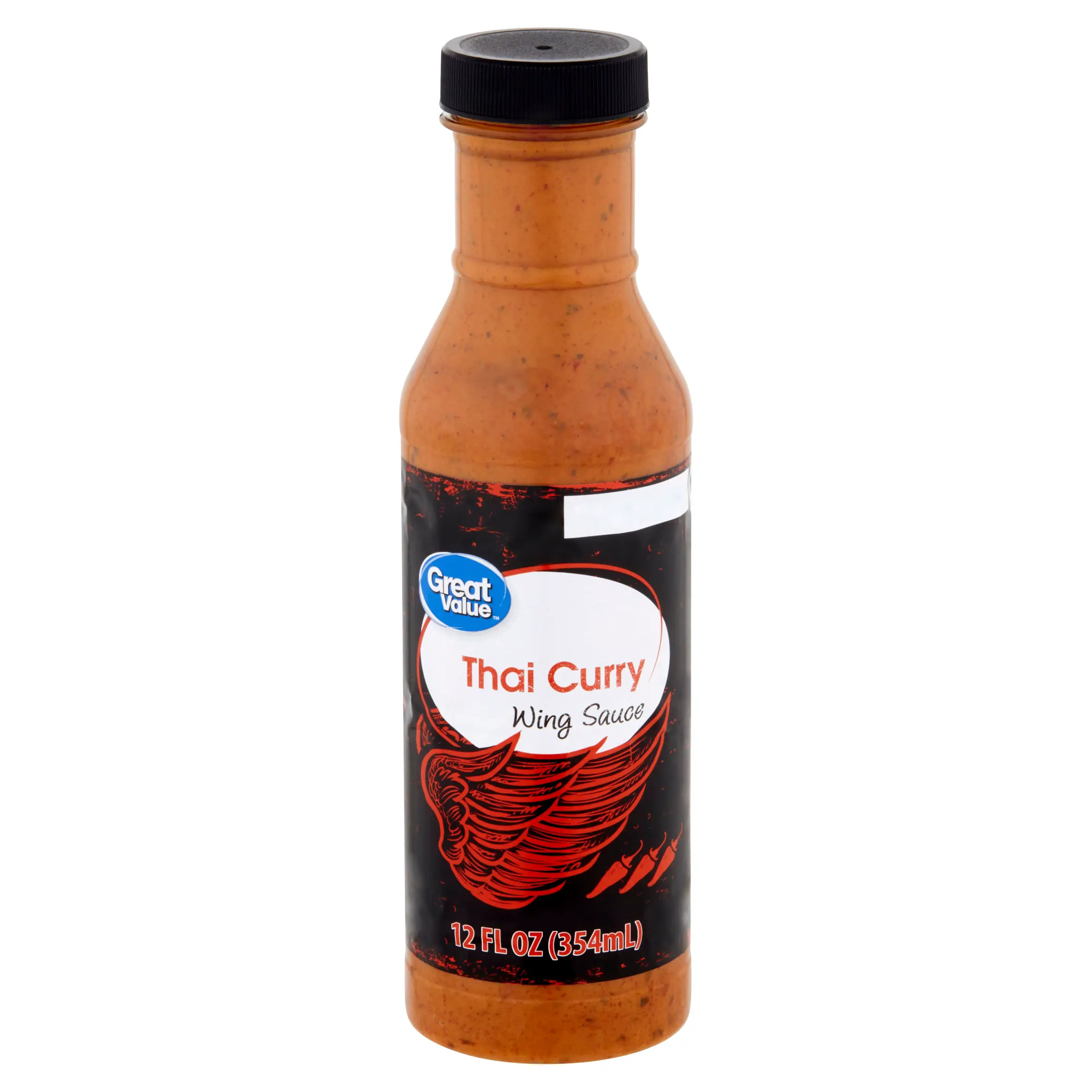 Great Value Thai Curry Wing Sauce, 12 fl oz