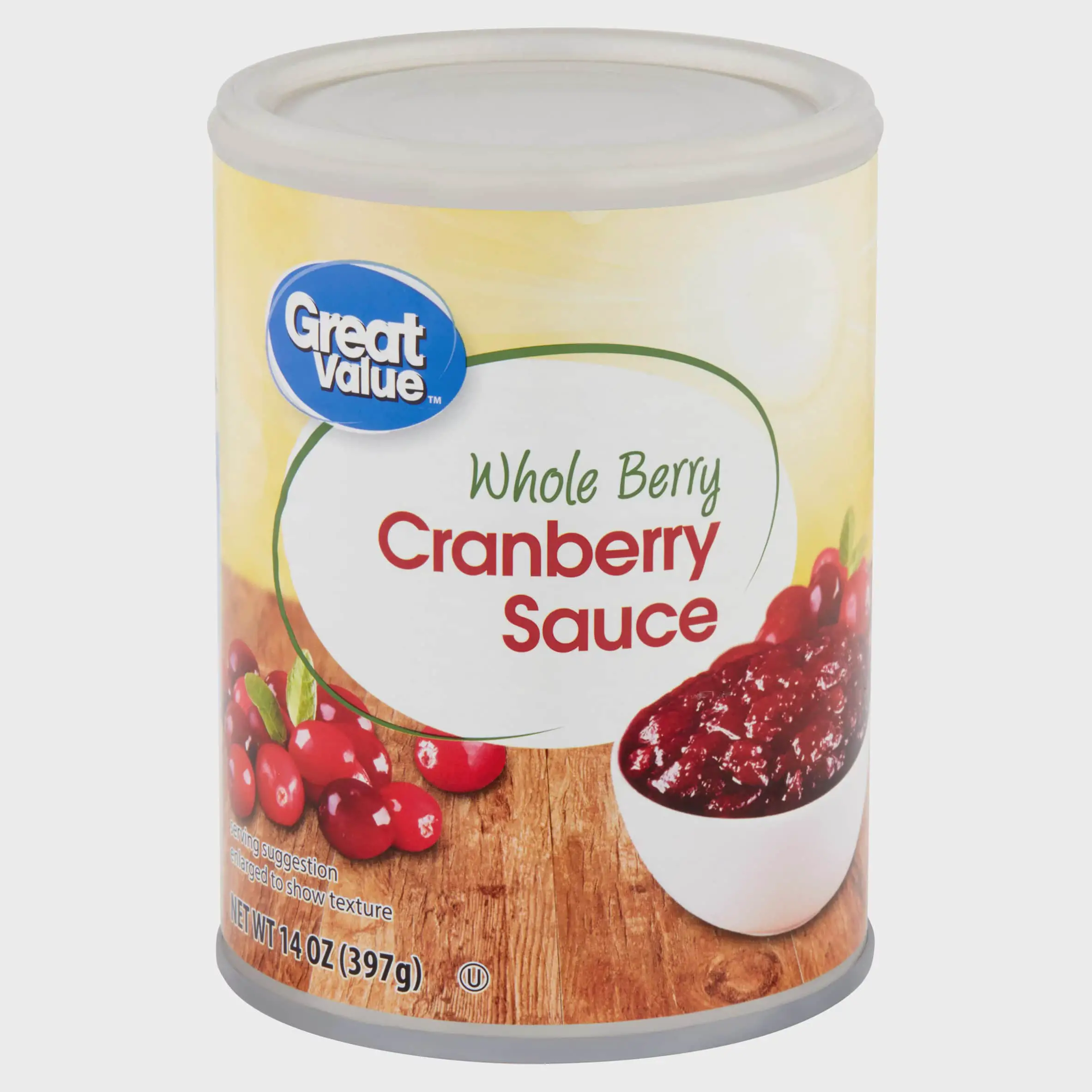 Great Value Whole Berry Cranberry Sauce, 14 Oz