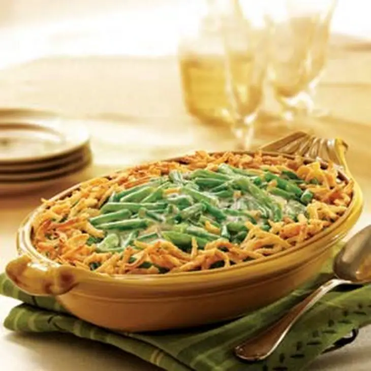 Green Bean Casserole Recipe Side Dishes with Campbell