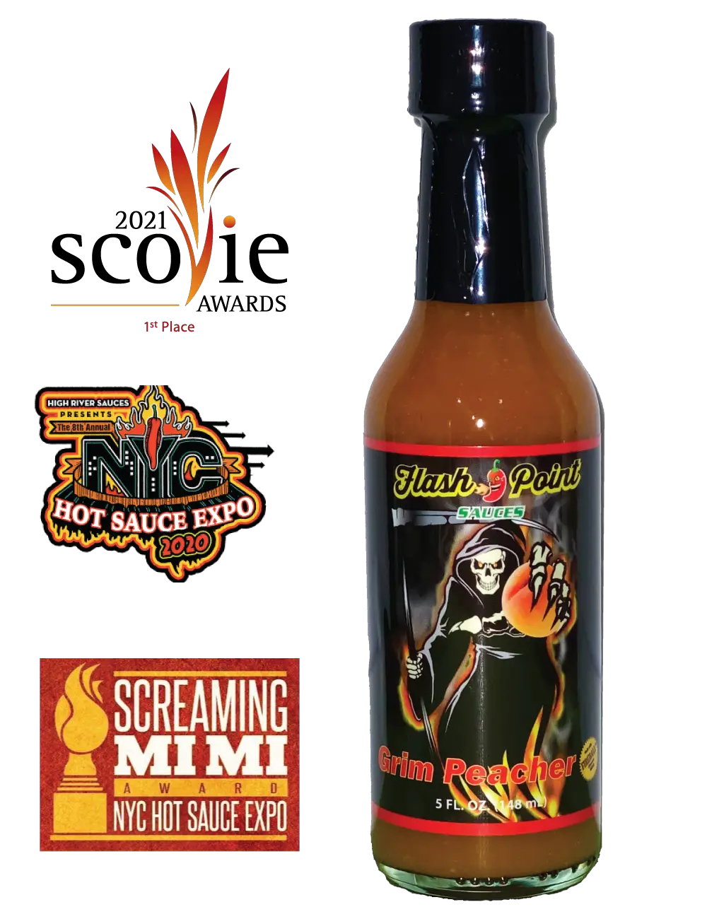 Grim Peacher Hot Sauce