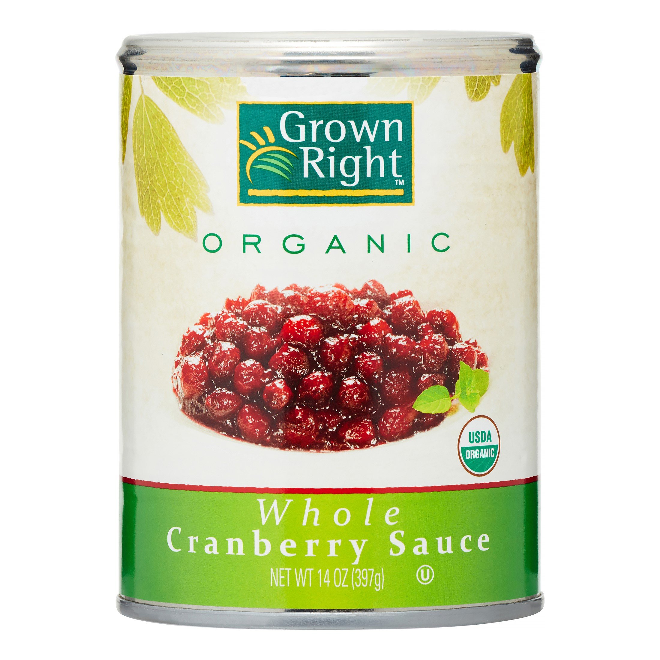 Grown Right Cranberry Sauce, 14 Oz