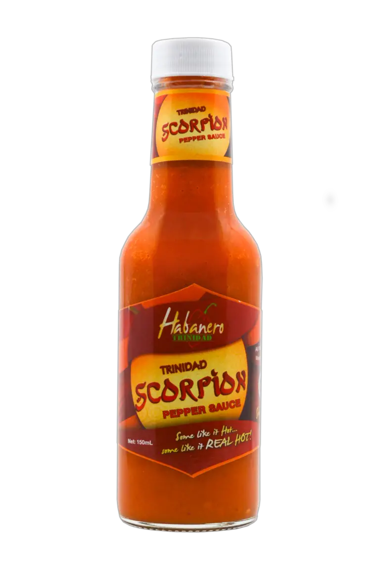 Habanero Pepper Sauce Trinidad Scorpion 150ml (2nd Hottest Pepper in ...