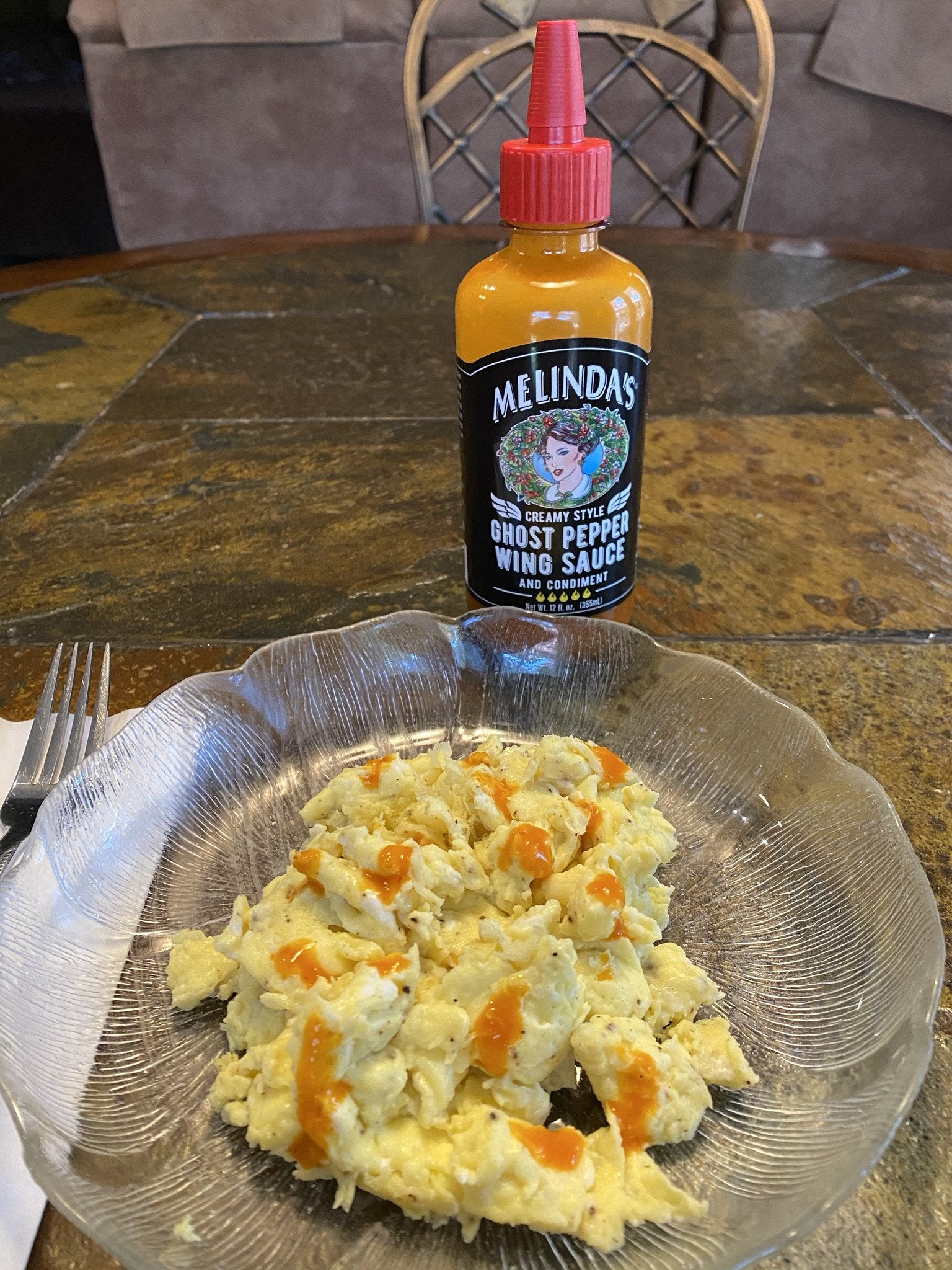 Hands down, the best hot sauce for scrambled eggs! : spicy