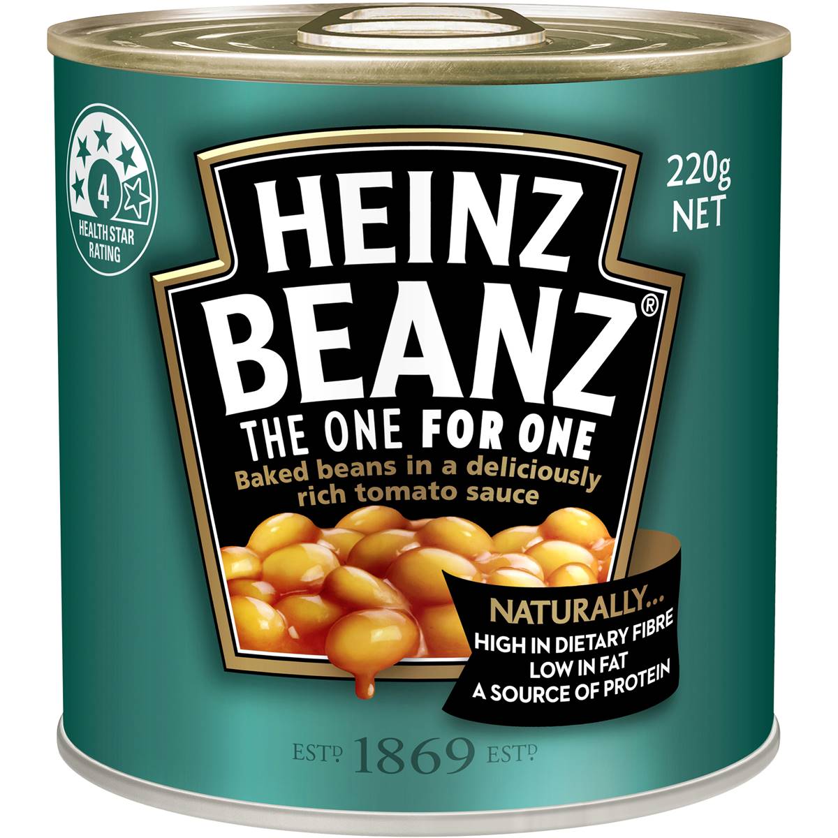 Heinz Baked Beans Tomato Sauce 220g
