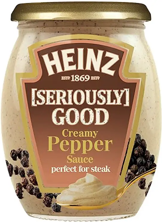 Heinz Seriosuly Good Creamy Pepper Sauce, 260 g: Amazon.co.uk: Prime Pantry