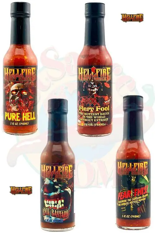 Hellfire Hottest Hot Sauces Gift Set