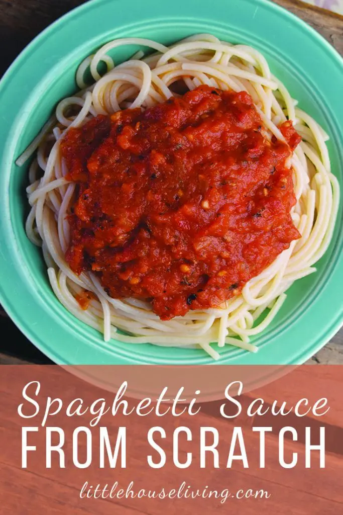 Homemade Spaghetti Sauce From Scratch with From Fresh Tomatoes