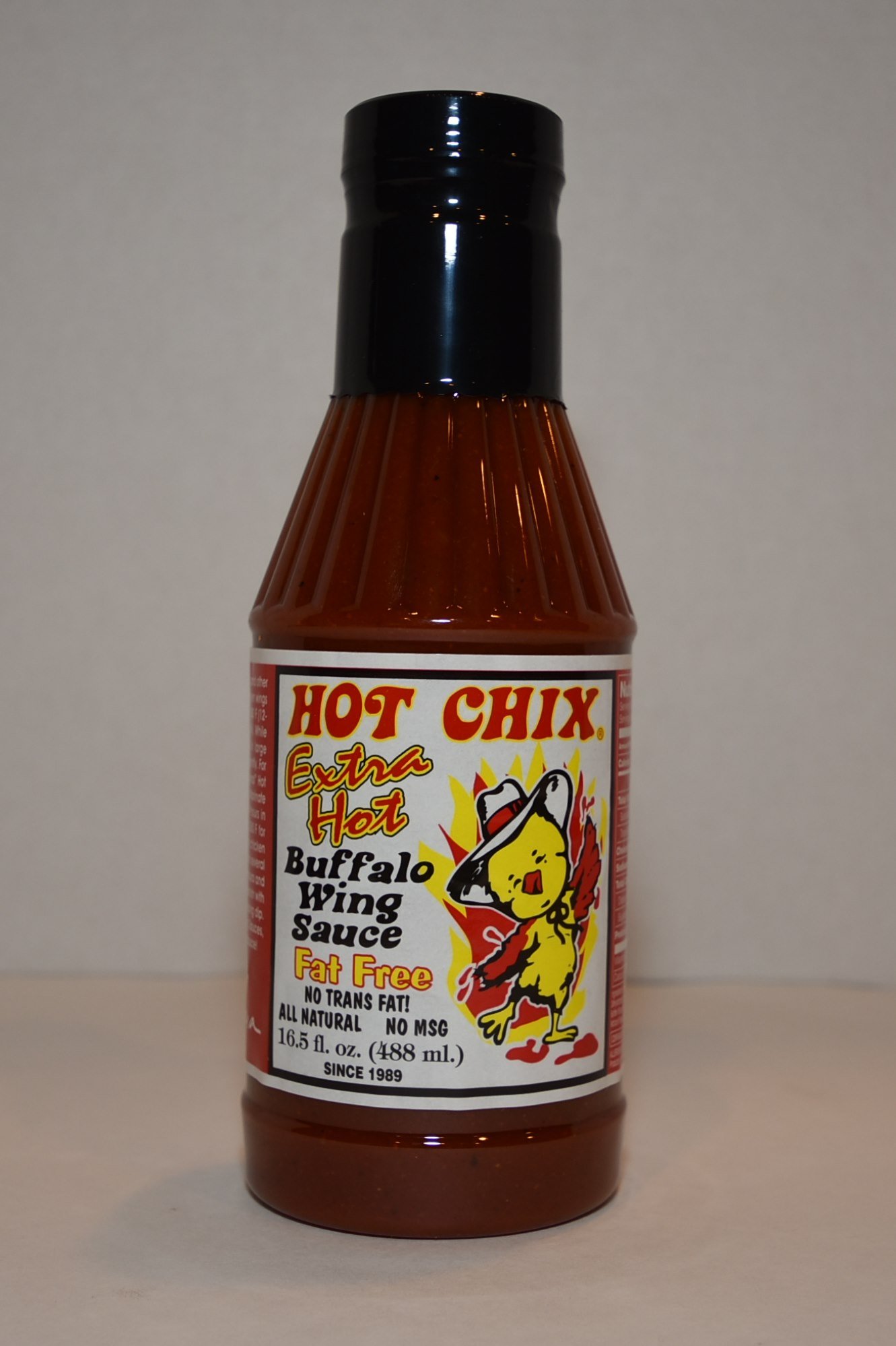 Hot Chix Extra Hot Wing Sauce (Plastic) 12 Pack